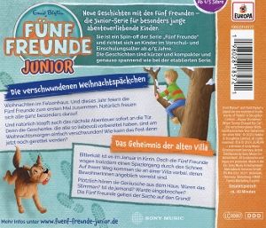 Produktbild: F&uuml;nf Freunde Junior 08: Die verschwundenen Weihnachtsp&auml;ckchen / Das Geheimnis der alten Villa