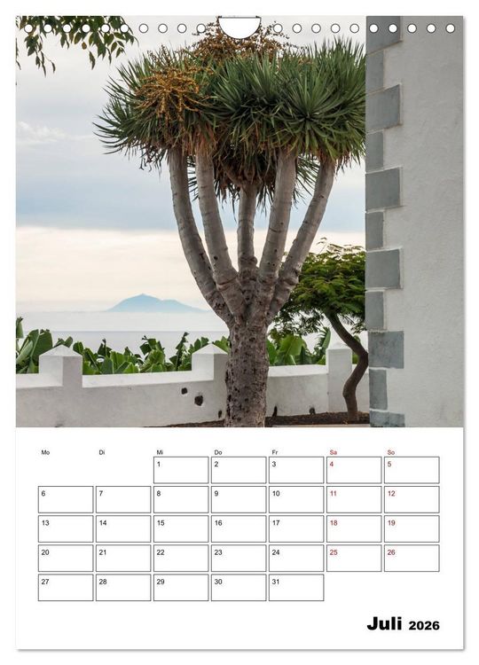 Produktbild: Wanderparadies La Palma (Wandkalender 2026 DIN A4 hoch), CALVENDO Monatskalender