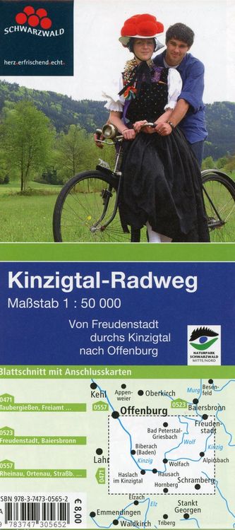 Produktbild: Kinzigtal mitten im Schwarzwald 1:50 000