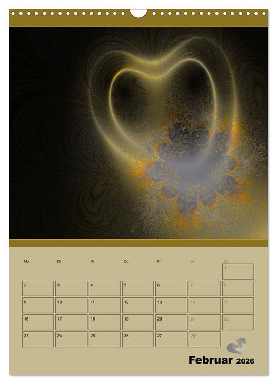 Produktbild: Ganz viel Herz (Wandkalender 2026 DIN A3 hoch), CALVENDO Monatskalender