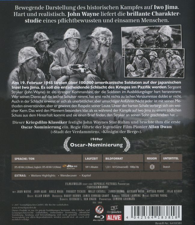Produktbild: Todeskommando (Du warst unser Kamerad) (John Wayne)
