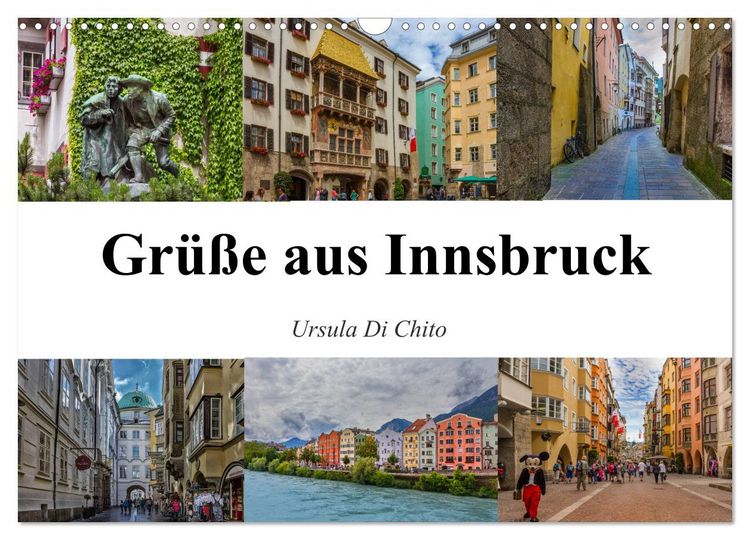 Produktbild: Gr&uuml;&szlig;e aus Innsbruck (Wandkalender 2026 DIN A3 quer), CALVENDO Monatskalender