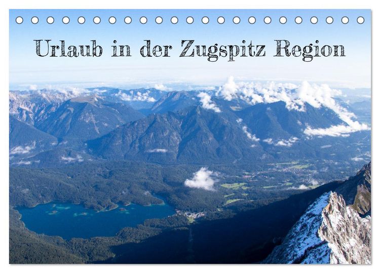 Produktbild: Urlaub in der Zugspitz Region (Tischkalender 2026 DIN A5 quer), CALVENDO Monatskalender