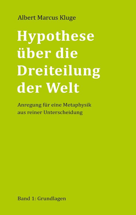 Produktbild: Hypothese &uuml;ber die Dreiteilung der Welt