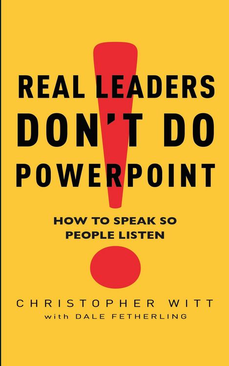 Produktbild: Real Leaders Don't Do Powerpoint