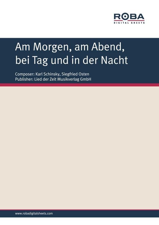 Produktbild: Am Morgen, am Abend, bei Tag und in der Nacht