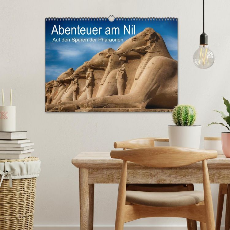 Produktbild: Abenteuer am Nil. Auf den Spuren der Pharaonen (Wandkalender 2026 DIN A3 quer), CALVENDO Monatskalender