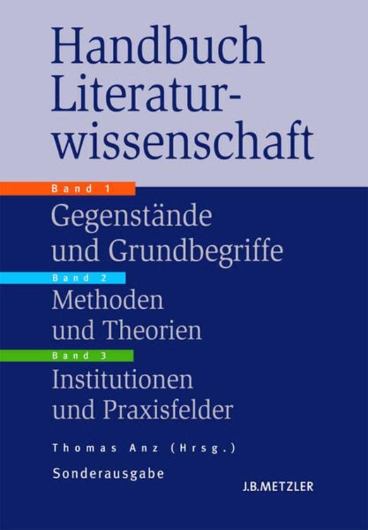 Produktbild: Handbuch Literaturwissenschaft