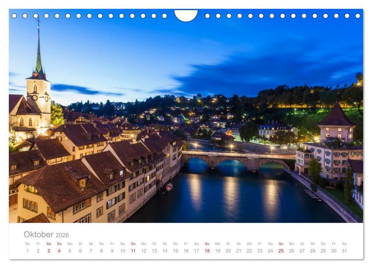 Produktbild: Reise durch die SCHWEIZ (Wandkalender 2026 DIN A4 quer), CALVENDO Monatskalender