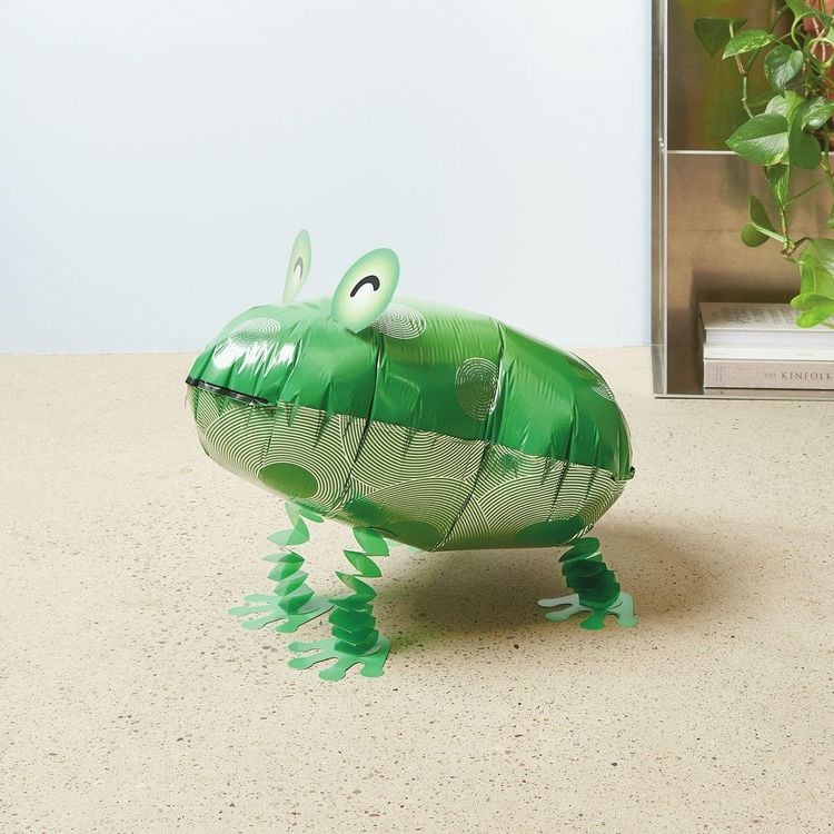 Produktbild: Folienballon Airwalker, Frosch, 1 Ballon + 10-DIY Teile, 41 x 20 x 31 cm