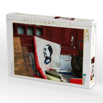 Produktbild: CALVENDO Puzzle Maobuch im Antiquit&auml;tengesch&auml;ft | 1000 Teile Lege-Gr&ouml;&szlig;e 64x48cm Foto-Puzzle f&uuml;r gl&uuml;ckliche Stunden