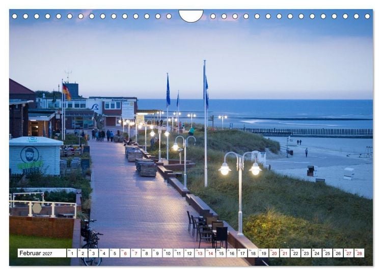 Produktbild: Wangerooge - Momente einer Reise (Wandkalender 2027 DIN A4 quer), CALVENDO Monatskalender