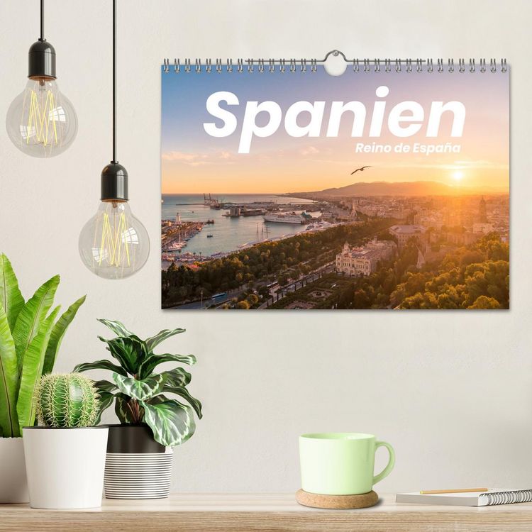 Produktbild: Spanien - einzigartige Motive (Wandkalender 2026 DIN A4 quer), CALVENDO Monatskalender