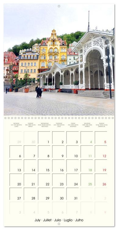 Produktbild: Highlights in the Czech Republic (Wall Calendar 2026 12 &times; 12 Inch) CALVENDO 12 Month Wall Calendar