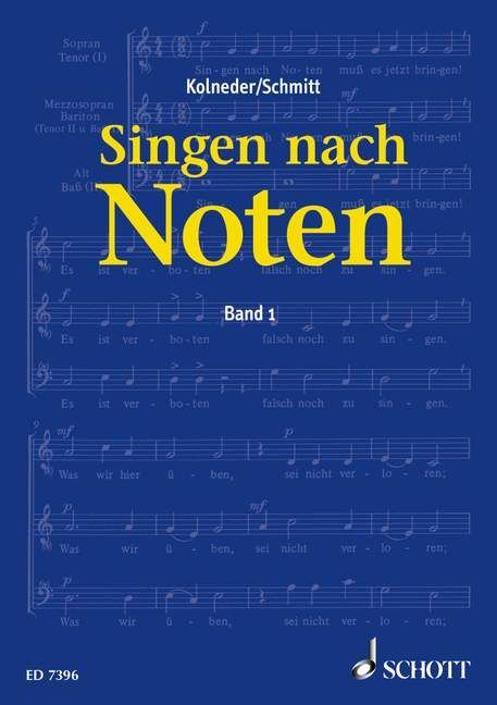Produktbild: Singen nach Noten