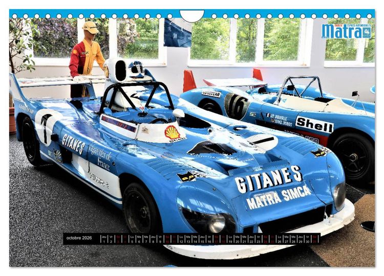 Produktbild: Matra en comp&eacute;tition (Calendrier mural 2026 DIN A4 vertical), CALVENDO calendrier mensuel