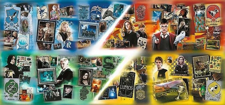 Produktbild: UFT Puzzle 9000 - Harry Potter - Die H&auml;user von Hogwarts