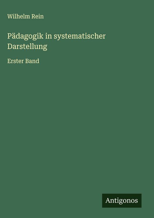 Produktbild: P&auml;dagogik in systematischer Darstellung