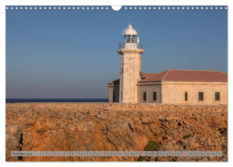 Produktbild: Menorca Untouched paradise in the Mediterranean Sea (Wall Calendar 2026 DIN A3 landscape), CALVENDO 12 Month Wall Calendar