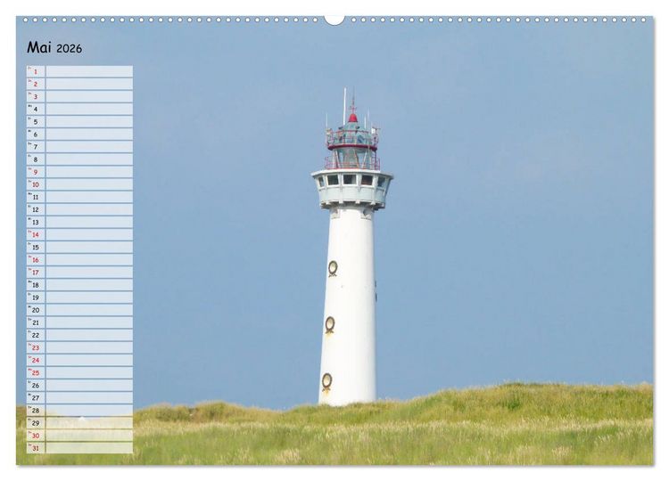 Produktbild: Egmond aan Zee (Wandkalender 2026 DIN A2 quer), CALVENDO Monatskalender