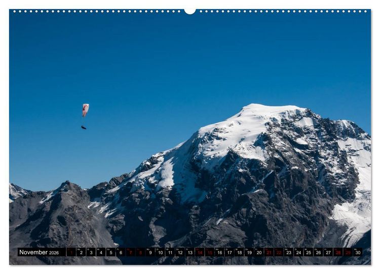 Produktbild: Paragliding - unvergessliche Momente erleben (Wandkalender 2026 DIN A2 quer), CALVENDO Monatskalender