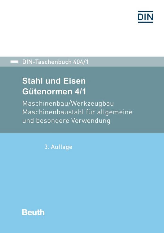 Produktbild: DIN-Taschenbuch 404/1