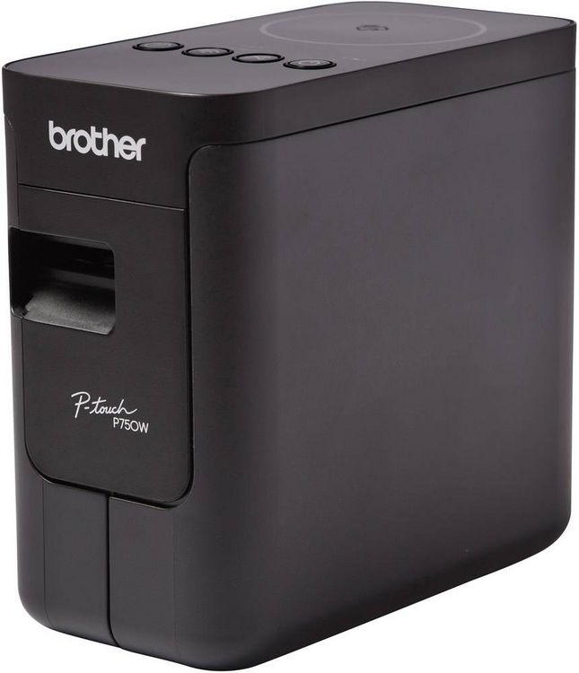 Produktbild: Brother P-touch P750W Beschriftungsger&auml;t Geeignet f&uuml;r Schriftband: TZe 3.5 mm, 6 mm, 9 mm, 12 mm, 18 mm, 24 mm