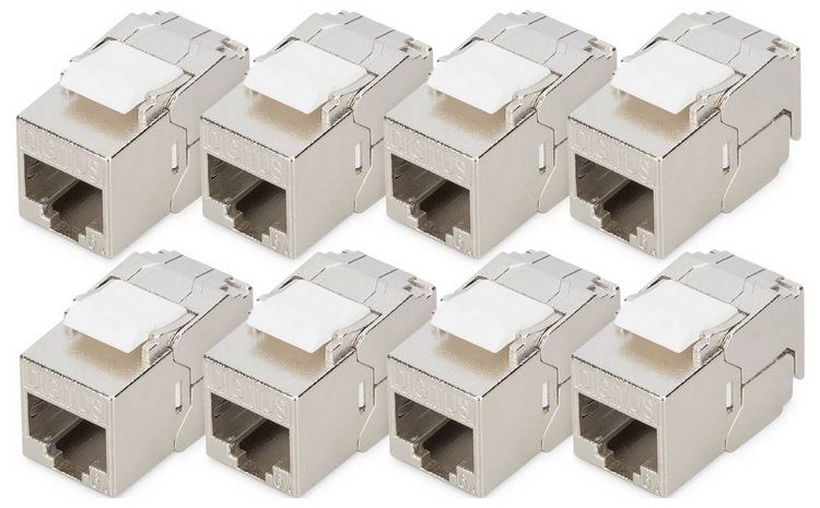 Produktbild: Digitus RJ45-Einbaumodul Keystone CAT 6a 1St.