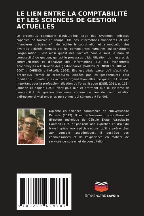 Produktbild: Le Lien Entre La Comptabilit&eacute; Et Les Sciences De Gestion Actuelles
