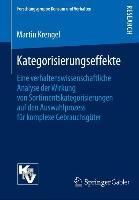 Produktbild: Kategorisierungseffekte