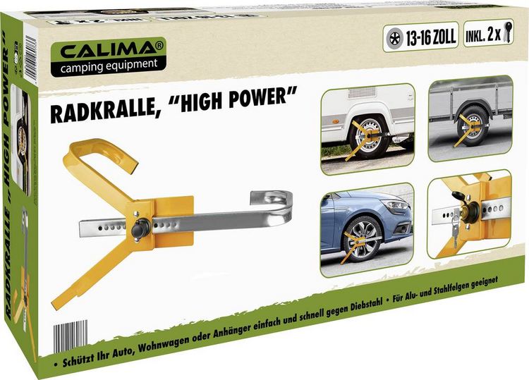 Produktbild: Calima Anh&auml;nger-Diebstahlsicherung Klauensicherung