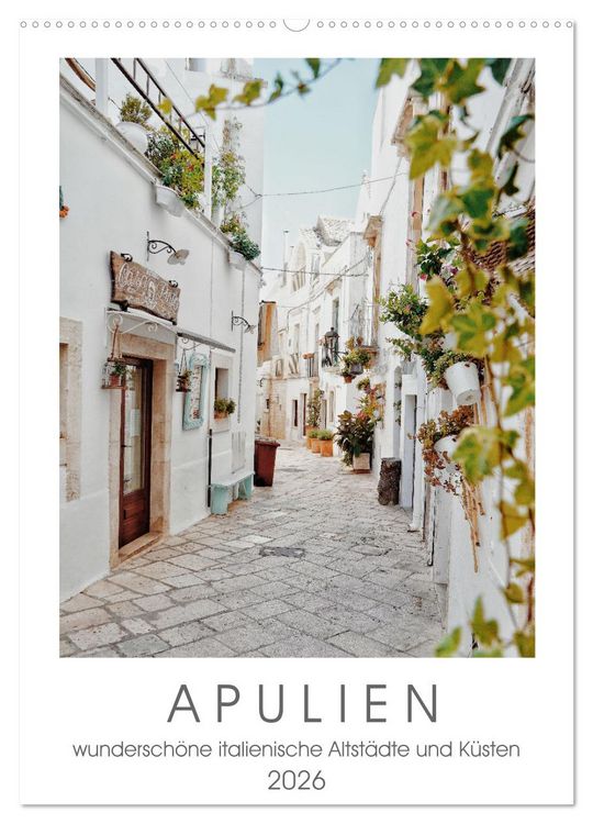 Produktbild: Apulien (Wandkalender 2026 DIN A2 hoch), CALVENDO Monatskalender