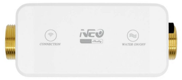 Produktbild: Shelly Neo Smart Water Valve Wasserventil Wi-Fi, Bluetooth