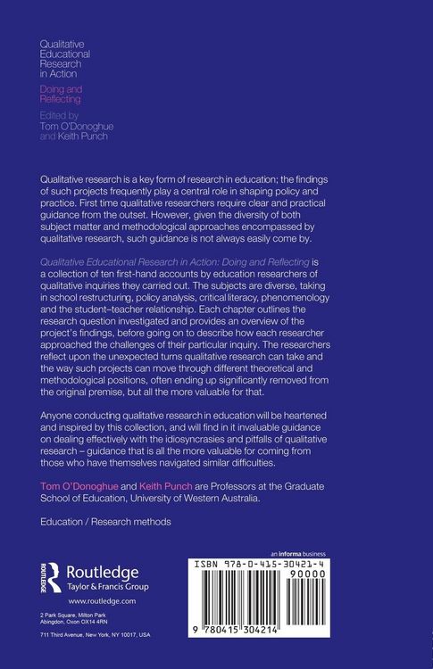 Produktbild: Qualitative Educational Research in Action