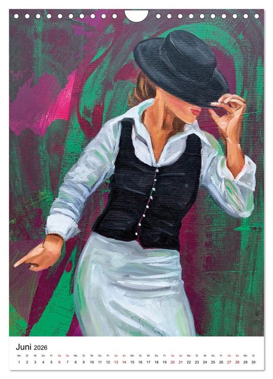 Produktbild: FLAMENCAS (Wandkalender 2026 DIN A4 hoch), CALVENDO Monatskalender