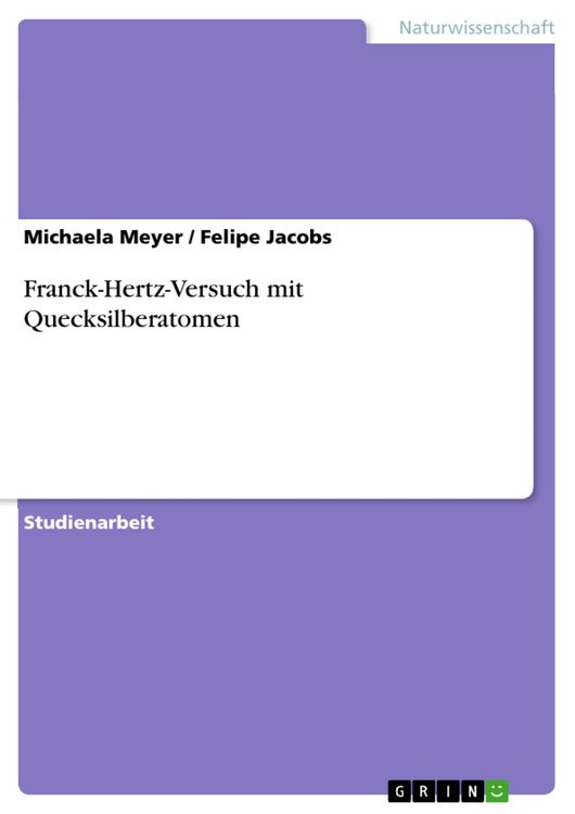 Produktbild: Franck-Hertz-Versuch mit Quecksilberatomen
