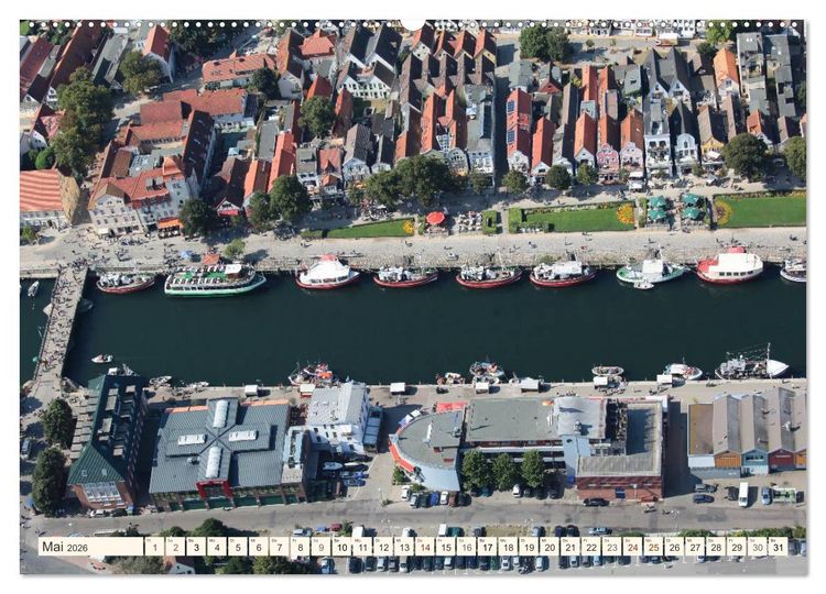 Produktbild: Seebad Warnem&uuml;nde (hochwertiger Premium Wandkalender 2026 DIN A2 quer), Kunstdruck in Hochglanz