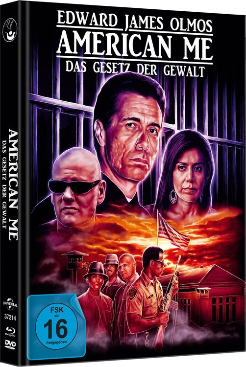 Produktbild: American Me - Das Gesetz der Gewalt (Limited Mediabook mit Blu-ray+DVD+Booklet, uncut Kinofassung)