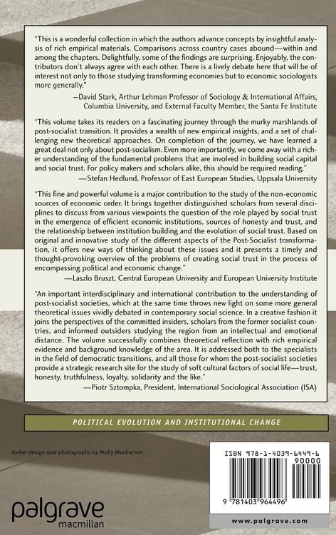 Produktbild: Creating Social Trust in Post-Socialist Transition