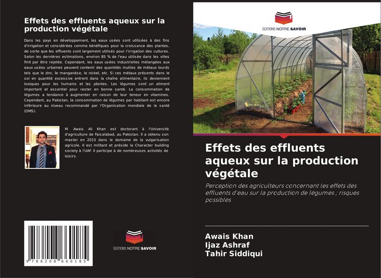 Produktbild: Effets des effluents aqueux sur la production v&eacute;g&eacute;tale
