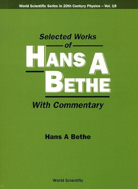Produktbild: Selected Works of Hans a Bethe (with Commentary)