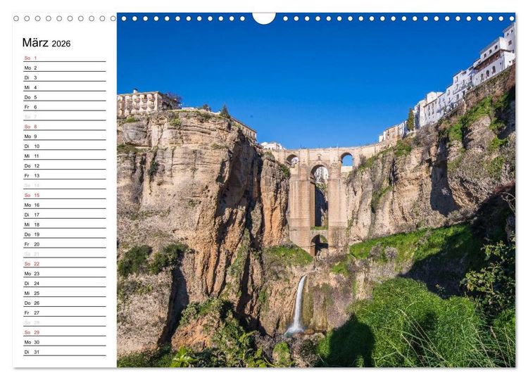 Produktbild: Andalusien (Wandkalender 2026 DIN A3 quer), CALVENDO Monatskalender