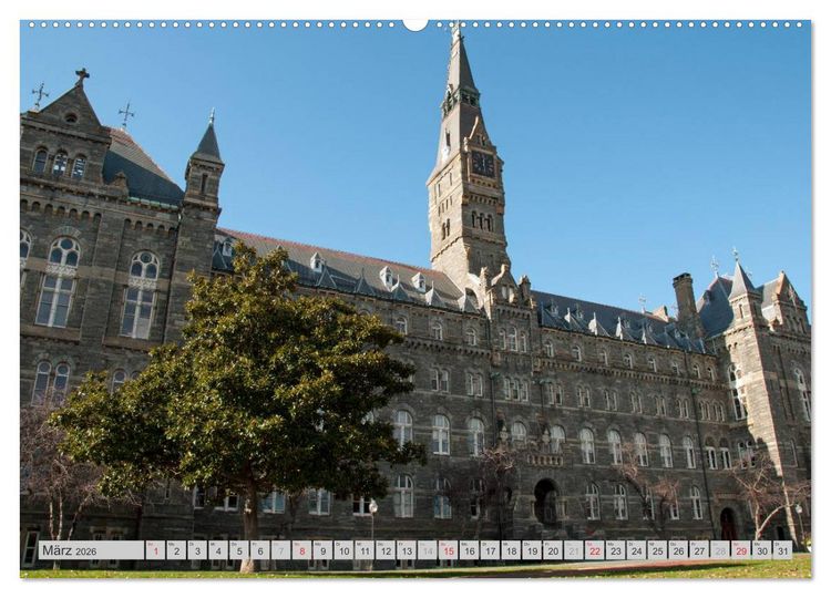 Produktbild: Washington D.C. (Wandkalender 2026 DIN A2 quer), CALVENDO Monatskalender