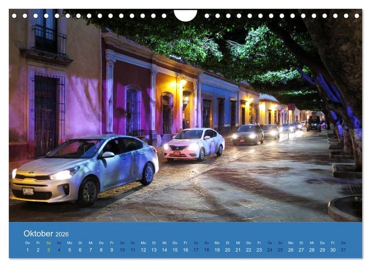 Produktbild: Viva Mexiko - Farben und Freude (Wandkalender 2026 DIN A4 quer), CALVENDO Monatskalender