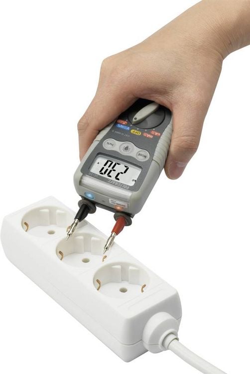 Produktbild: VOLTCRAFT VC-20 Hand-Multimeter digital Spritzwassergesch&uuml;tzt (IP54) CAT III 1000 V, CAT IV 600 V Anzeige (Counts): 4000