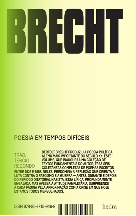 Produktbild: Poesia em tempos dif&iacute;ceis