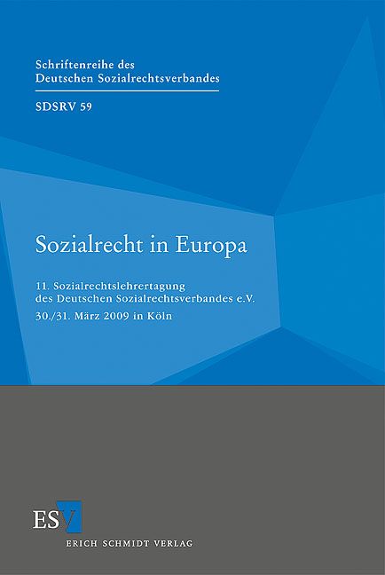 Produktbild: Sozialrecht in Europa