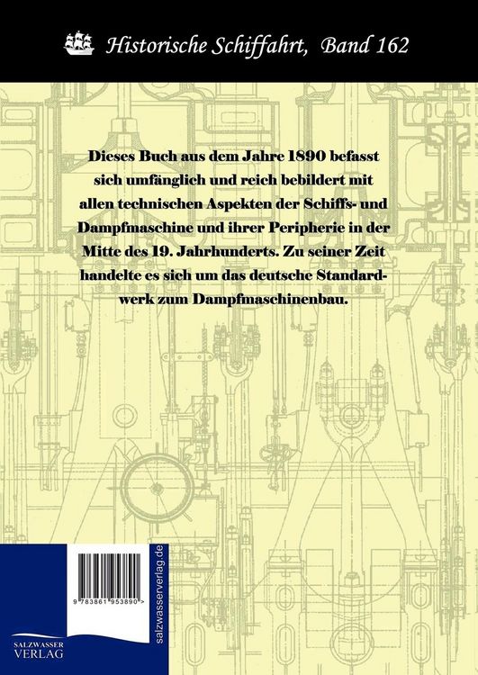 Produktbild: Die Entwicklung der Schiffsdampfmaschine bis 1890