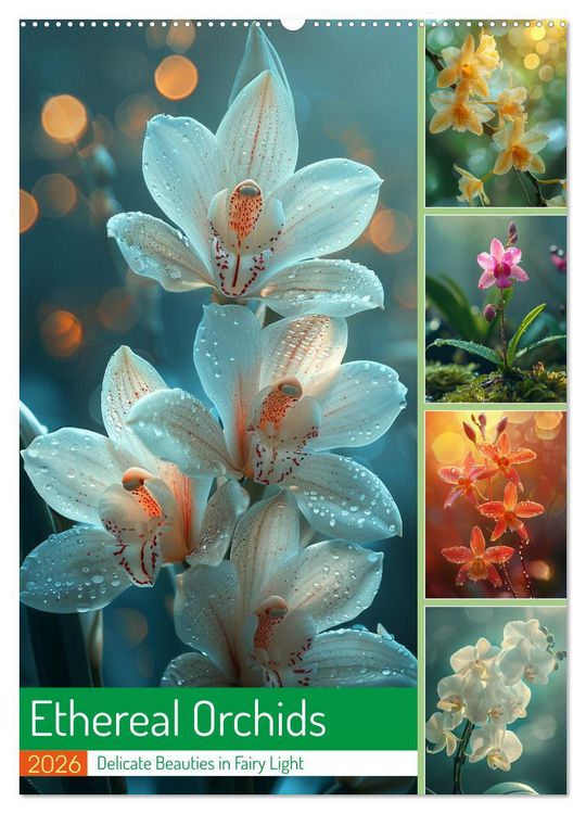 Produktbild: Ethereal Orchids (Wall Calendar 2026 DIN A2 portrait), CALVENDO 12 Month Wall Calendar