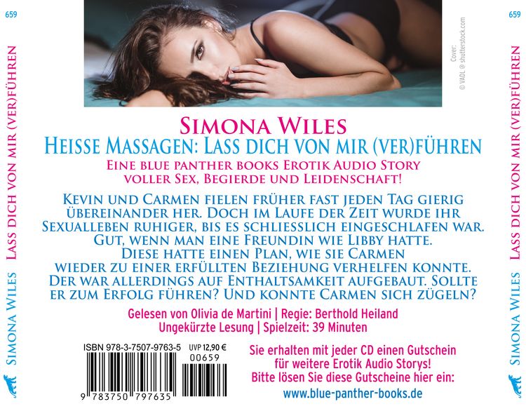 Produktbild: Heiße Massagen: Lass dich von mir (ver)führen | Erotik Audio Story | Erotisches Hörbuch Audio-CD